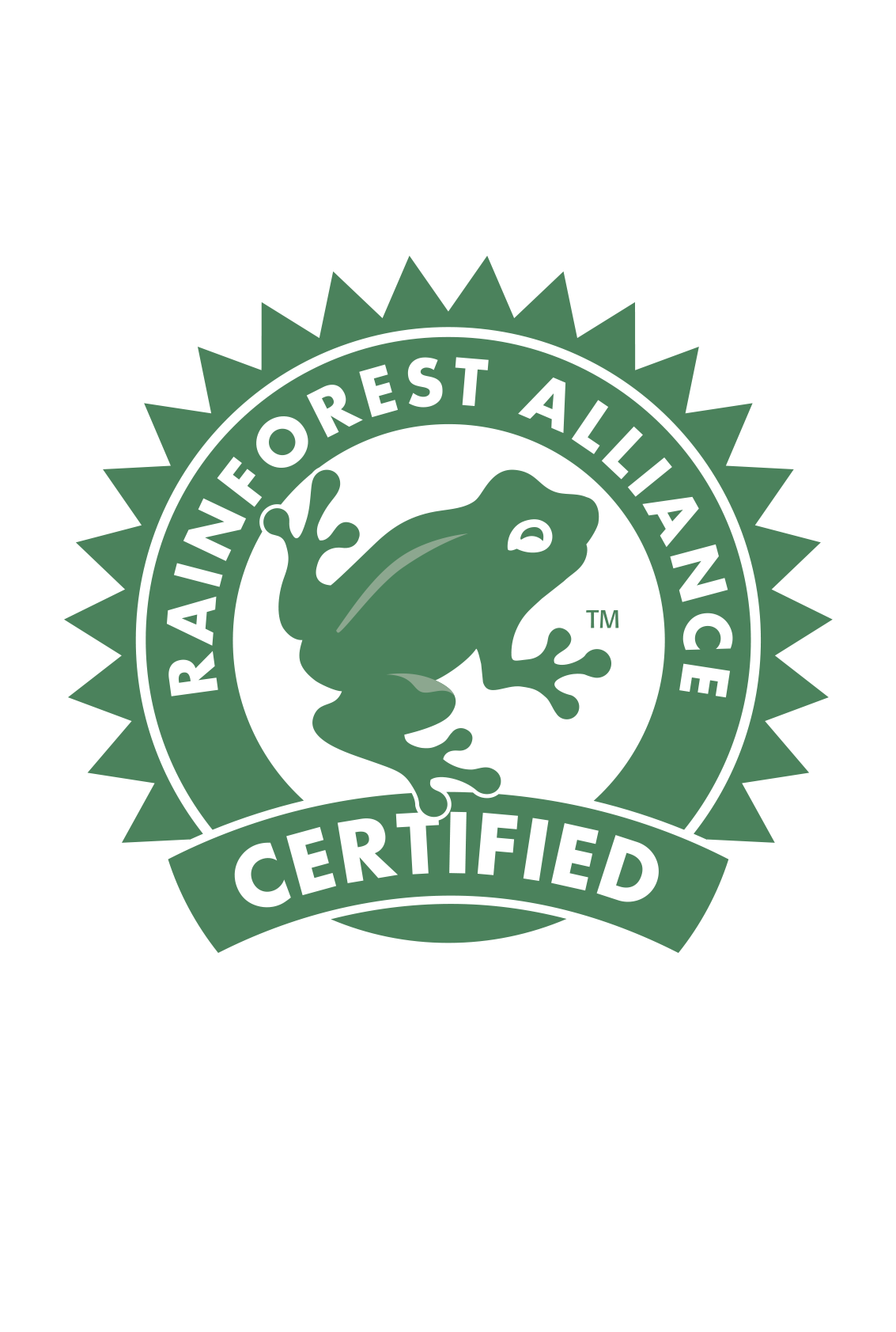 Rainforest Alliance Certified for Sustainability