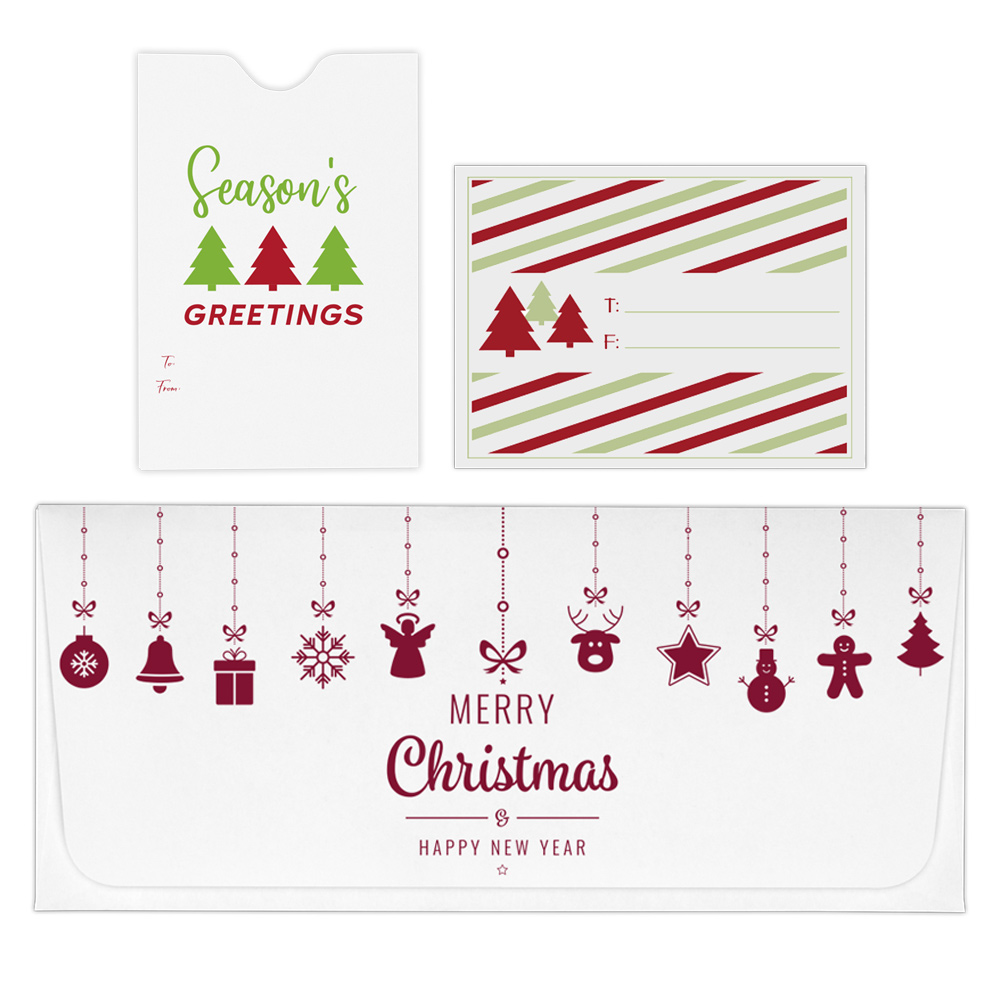 holiday gift envelopes