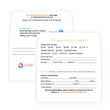 Envelopes Fundraising Remittance