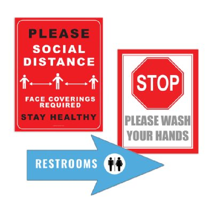 Stik-Withit® Wall Safe Signs
