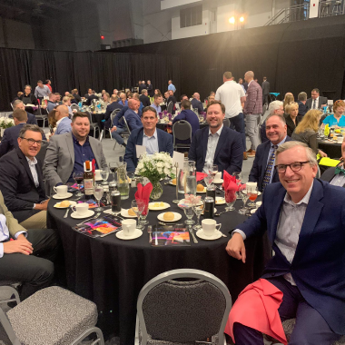dupli team at an event