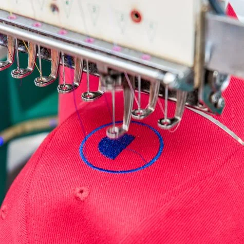 embroidered hat