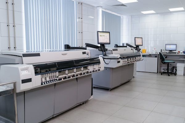 large printers in a facility